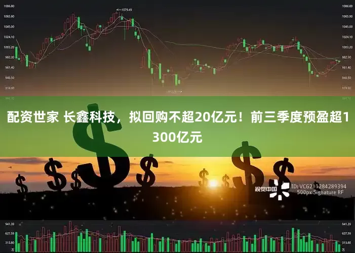 配资世家 长鑫科技，拟回购不超20亿元！前三季度预盈超1300亿元